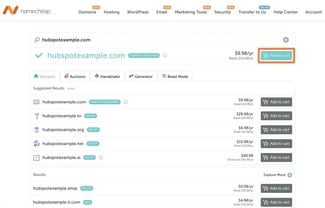 an example of domain privacy from namecheap