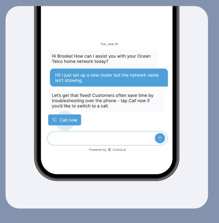 an interface from cresta �C best ai customer service agent