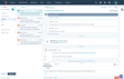 Screenshot of a customer service dashboard displaying multiple conversation threads, including tickets related to password resets and package inquiries, with options for calling, chatting, or emailing.