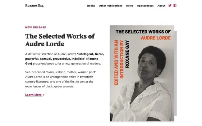 best author website: Roxane Gay