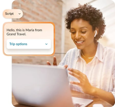 automated cold calling system, image showing the interface of the automated cold calling system in ringcentral