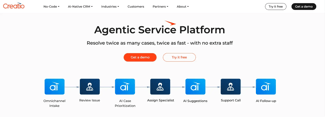 automation for customer service, creatio