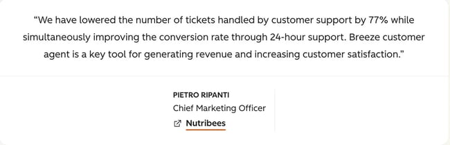 automation for customer service, hubspot case study nutribees