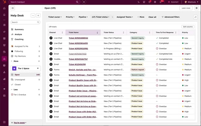 automation for customer service, service hub