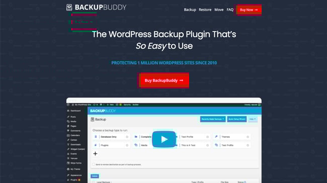 backup buddy wordpress backup plugin