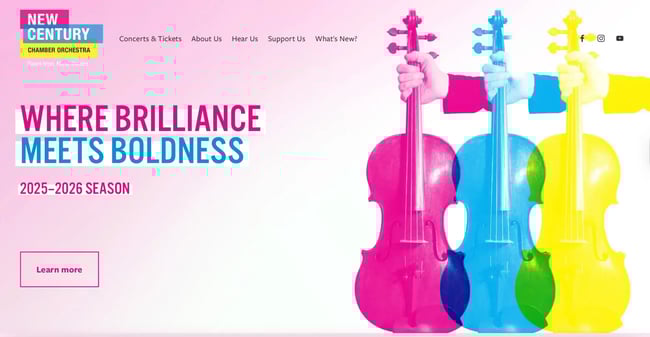 bad website design examples, new century