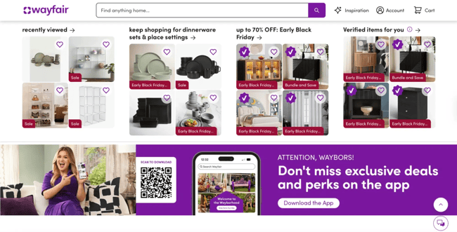 bad website design examples, wayfair