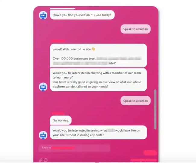 poor chatbot support