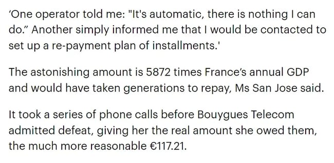 bad customer service