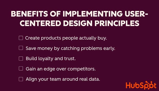 benefits of implementing user-centered design principles