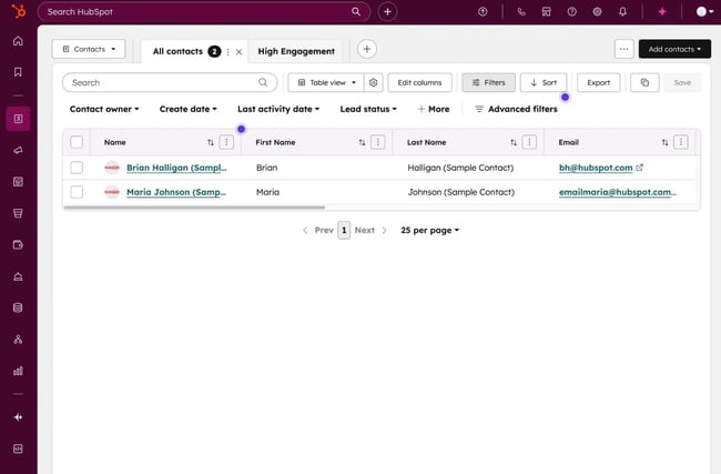 best ai website builder for beginners, the hubspot smart crm is integrated with the ai website builder