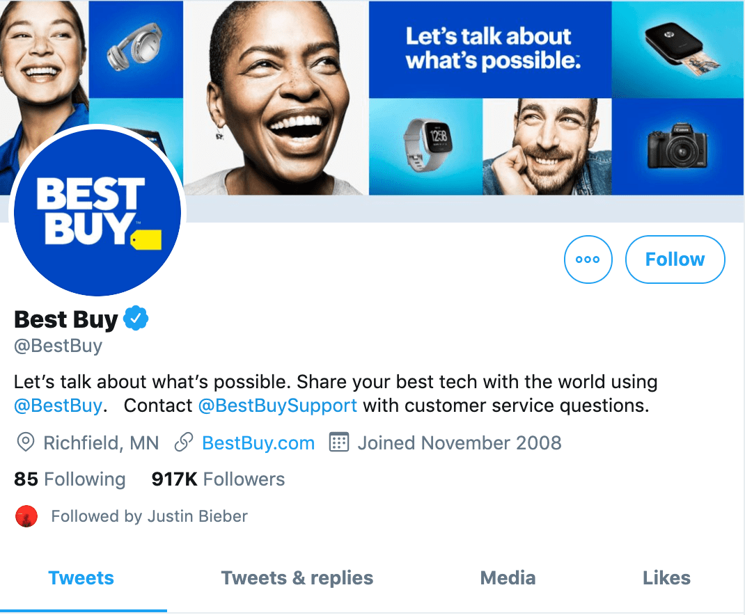 best buy twitter