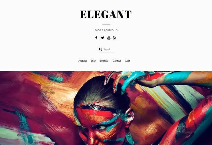best digital agency website template, Elegant wordpress theme