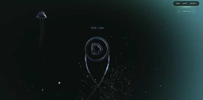 best dynamic website example, active theory