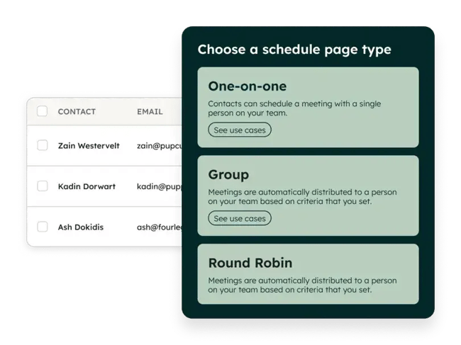 best free scheduling software for sales teams, hubspot