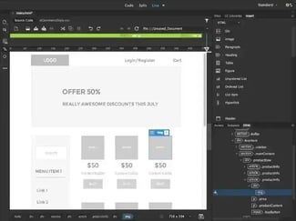 best html and css editor adobe dreamweaver