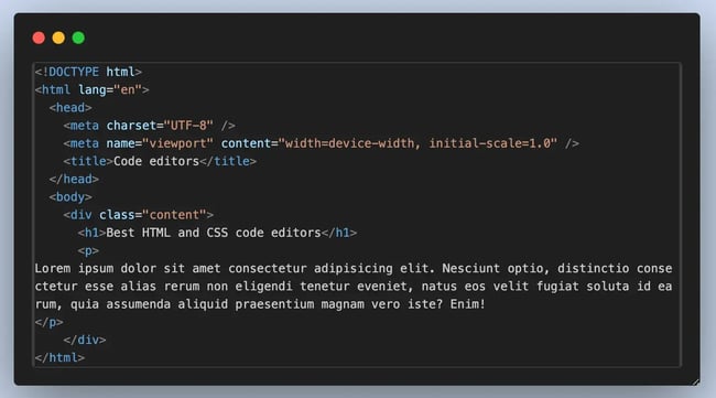 best html and css editor syntax highlighting in vscode