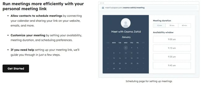 best meeting management software for sales teams, hubspot sales hub dashboard, Sales meeting management software - HubSpot