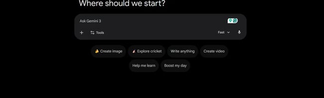 gemini landing page, best ai chatbot