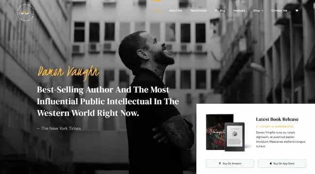 bookstore wordpress theme demo: avada theme