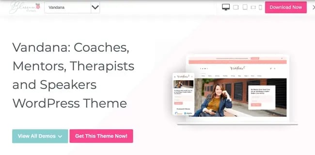 Consulting WordPress Theme Vandana