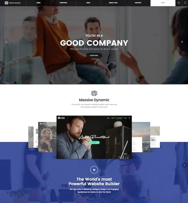 Consulting WordPress Theme Massive Dynamic