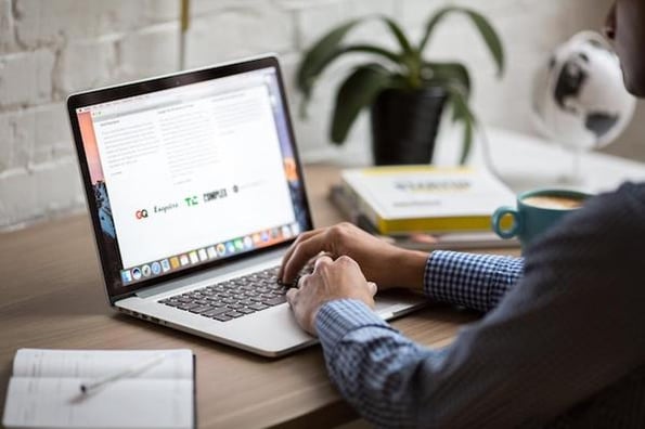 Marketer installing Chrome extensions in their browser