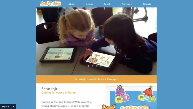 Best coding games for kids: ScratchJr