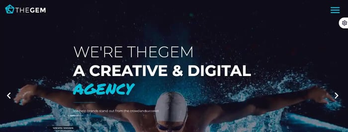 about us website page templates: TheGem WordPress theme