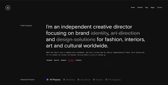 best agency website template: WerkStatt Digital Agency WordPress theme