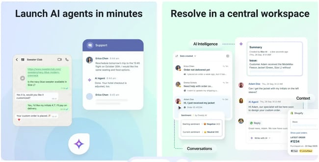 help desk software: freshdesk