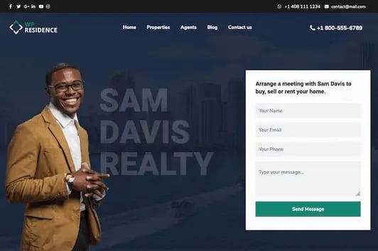 WP Residence Real Estate WordPress theme