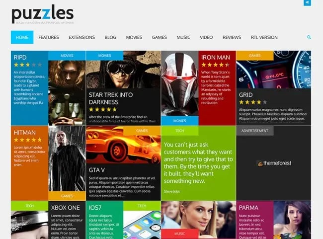 puzzles-review-wordpress-theme