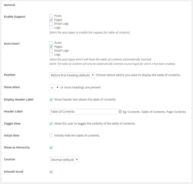 Best table of contents WordPress plugins: easy table of contents