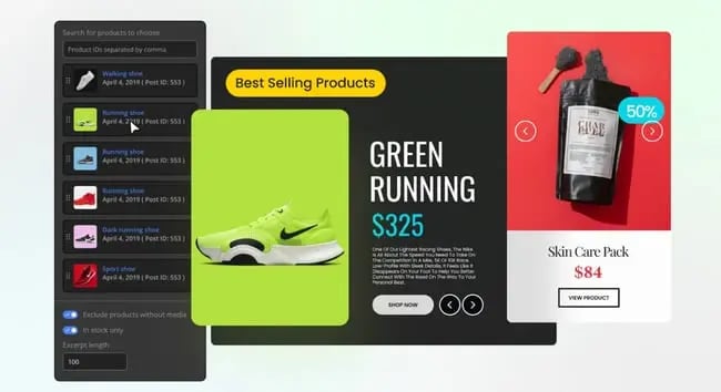 Depicter best woocommerce product slider plugin sample 