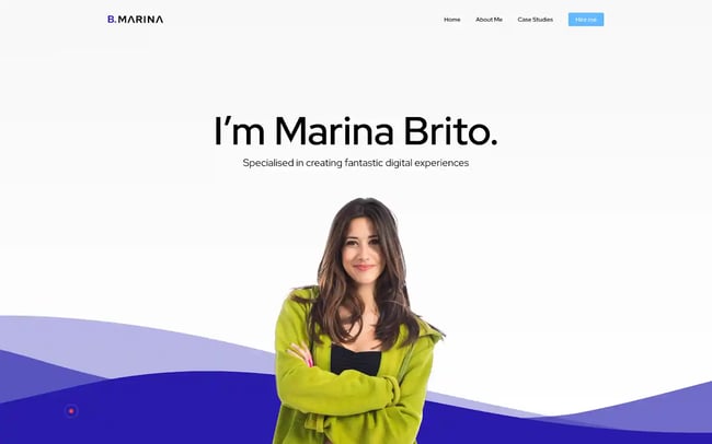 demo of the wordpress freelancer theme impeka
