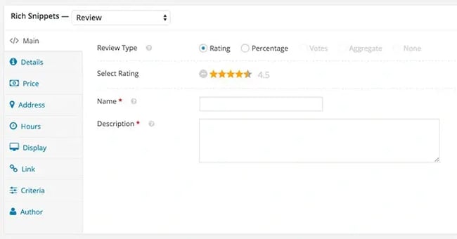 wordpress review plugin, wp rich snippets