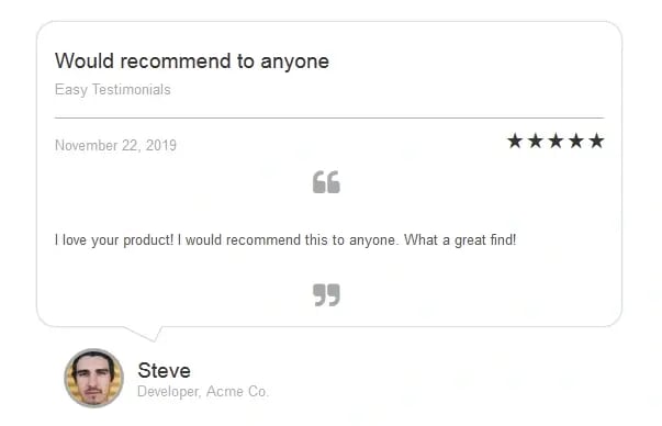 wordpress review plugin, easy testimonials