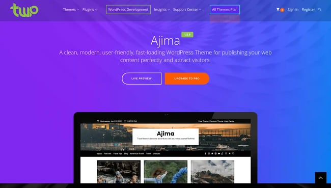 best wordpress theme for comics, Ajima