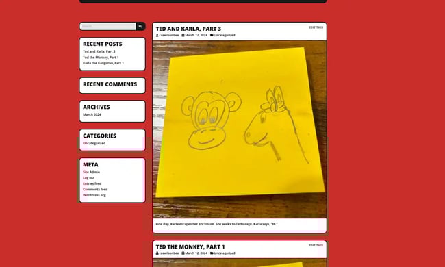 best wordpress theme for comics, Ruffie