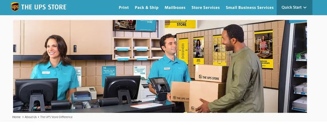 biggest customer service company, ups