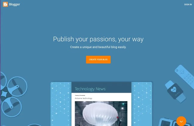 blogger hosting, free blog hosting