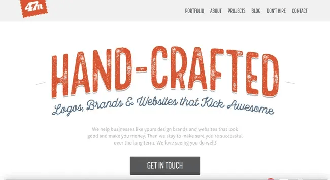 A blog example deployed on blogging platform Craft CMS