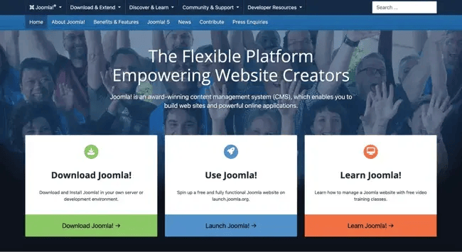 Joomla  �� a blogging platform for community building