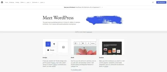 WordPress �� a blogging platform with full customization