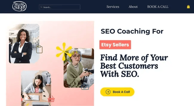 A neat blog made on blogging platform Wix