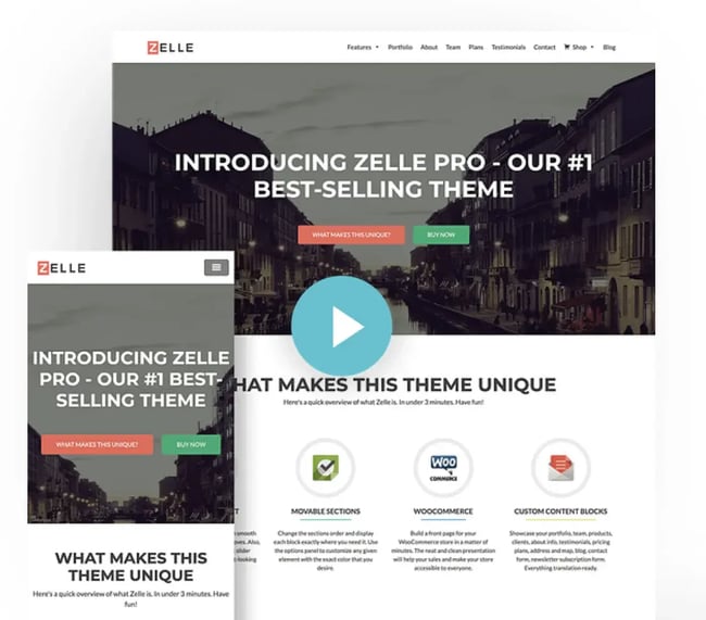 bootstrap wordpress theme, zerif