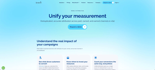 branch marketing attribution software platform