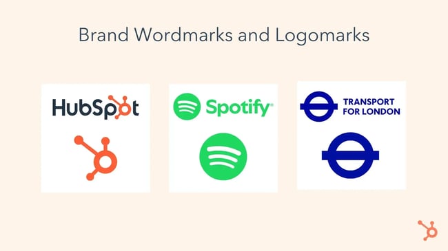 brand elements, brand wordmarks and logomarks