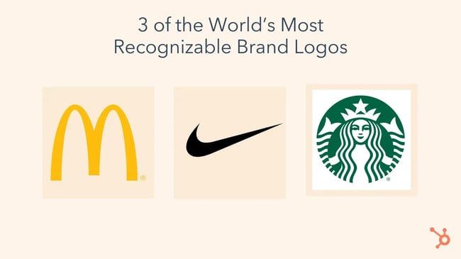 brand elements, three logo examples